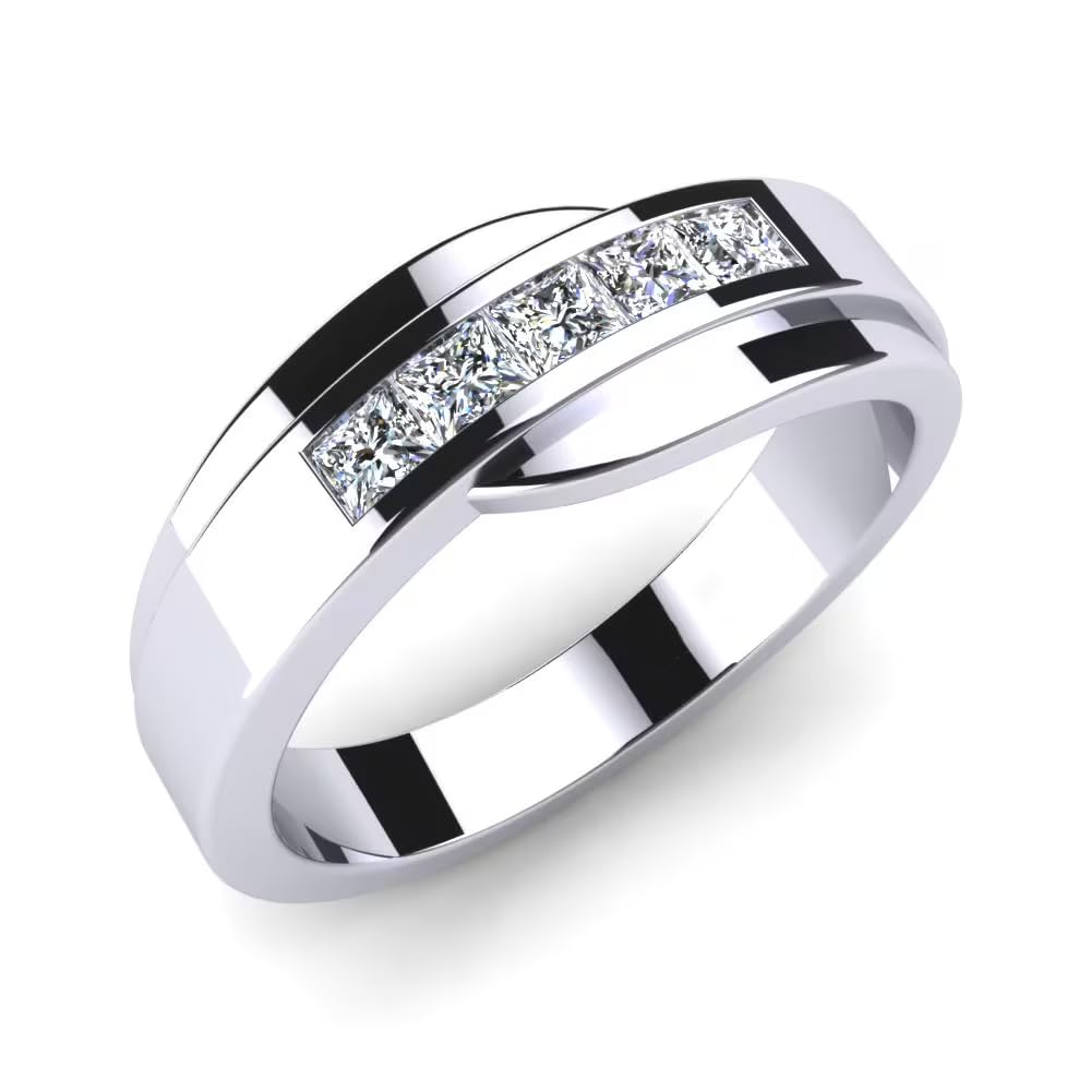 S925/10K 14K 18K Solid Gold Mens Gemstone Engagement Band Rings Personalized Engraved Sapphire/Garnet/Moissanite/Emerald/Black Onyx Ring for Men Women